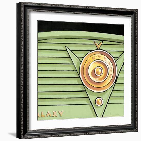 Galaxy Radio - Green-Larry Hunter-Framed Giclee Print