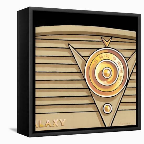 Galaxy Radio - Tan-Larry Hunter-Framed Premier Image Canvas