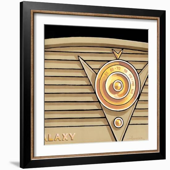 Galaxy Radio - Tan-Larry Hunter-Framed Giclee Print