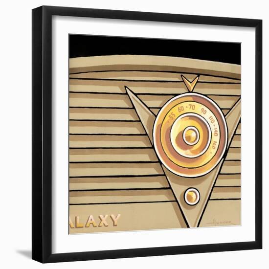 Galaxy Radio - Tan-Larry Hunter-Framed Giclee Print