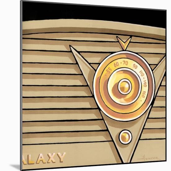 Galaxy Radio - Tan-Larry Hunter-Mounted Giclee Print