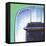 Galaxy Toaster - Green-Larry Hunter-Framed Premier Image Canvas
