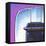 Galaxy Toaster - Purple-Larry Hunter-Framed Premier Image Canvas