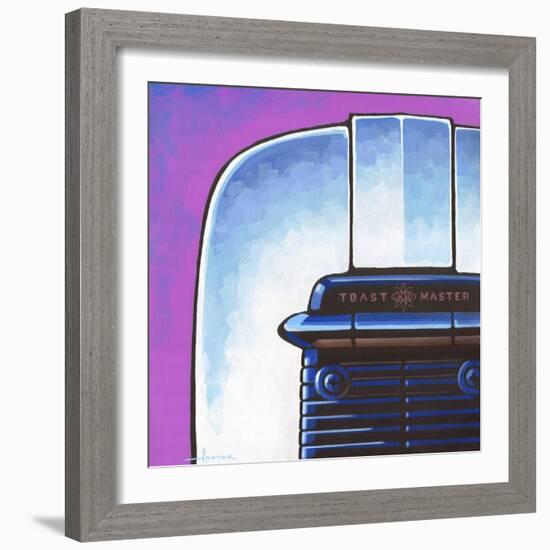 Galaxy Toaster - Purple-Larry Hunter-Framed Giclee Print