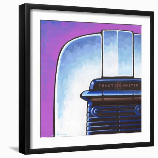 Galaxy Toaster - Purple-Larry Hunter-Framed Giclee Print