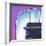 Galaxy Toaster - Purple-Larry Hunter-Framed Giclee Print