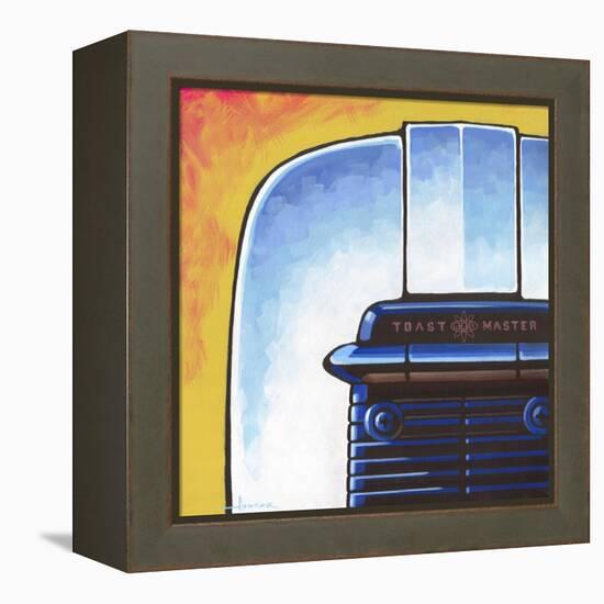 Galaxy Toaster - Yellow-Larry Hunter-Framed Premier Image Canvas