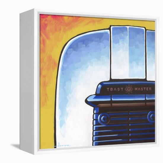 Galaxy Toaster - Yellow-Larry Hunter-Framed Premier Image Canvas