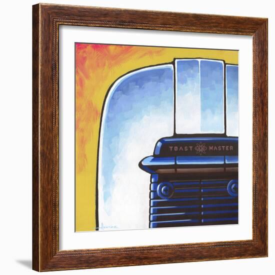 Galaxy Toaster - Yellow-Larry Hunter-Framed Giclee Print