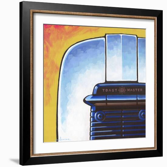 Galaxy Toaster - Yellow-Larry Hunter-Framed Giclee Print