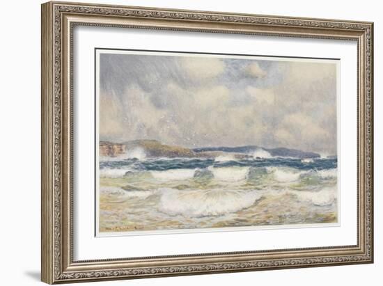 Gale on the Australian Coast-Percy F.s. Spence-Framed Art Print