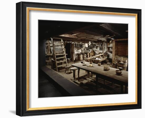 Galerie culturelle : Buron (fromagerie), Chavestras (Aubrac)-null-Framed Giclee Print
