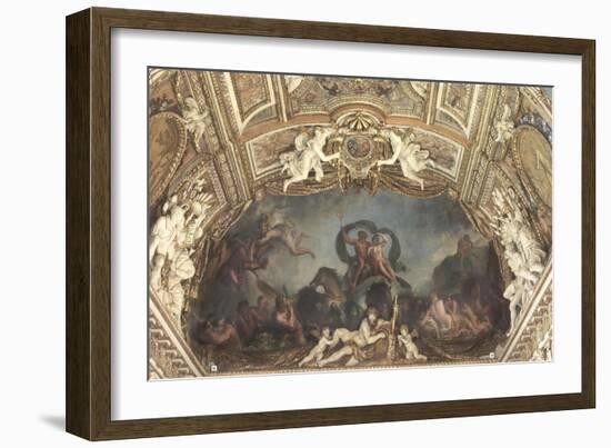 Galerie d'Apollon : Le Triomphe des eaux ou Neptune et Amphitrite-Charles Le Brun-Framed Giclee Print