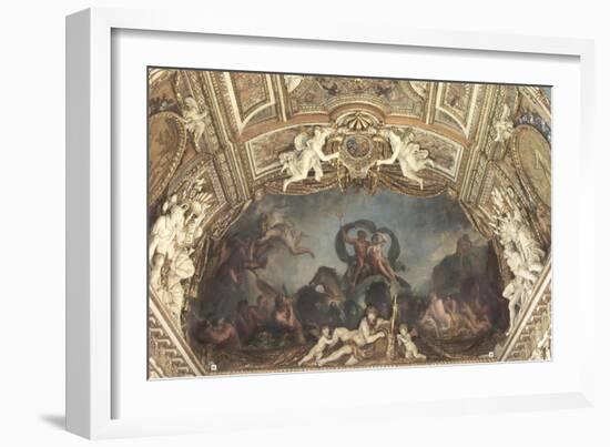 Galerie d'Apollon : Le Triomphe des eaux ou Neptune et Amphitrite-Charles Le Brun-Framed Giclee Print