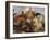 Galerie des Glaces : plafond, compartiment central "-Charles Le Brun-Framed Giclee Print