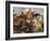 Galerie des Glaces : plafond, compartiment central "-Charles Le Brun-Framed Giclee Print