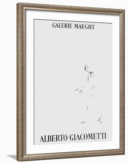 Galerie Maeght, 1957-Alberto Giacometti-Framed Collectable Print