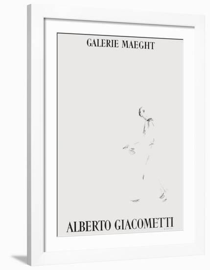 Galerie Maeght, 1957-Alberto Giacometti-Framed Collectable Print