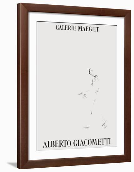 Galerie Maeght, 1957-Alberto Giacometti-Framed Collectable Print