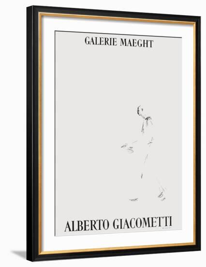 Galerie Maeght, 1957-Alberto Giacometti-Framed Collectable Print