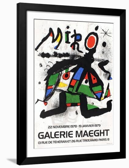 Galerie Maeght, 1979-Joan Miro-Framed Collectable Print