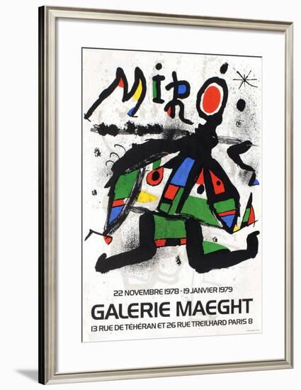 Galerie Maeght, 1979-Joan Miro-Framed Collectable Print