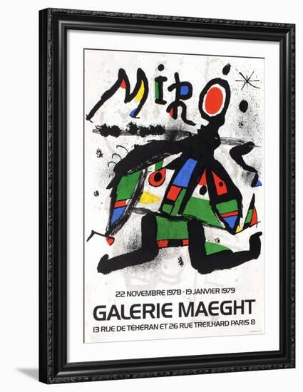 Galerie Maeght, 1979-Joan Miro-Framed Collectable Print