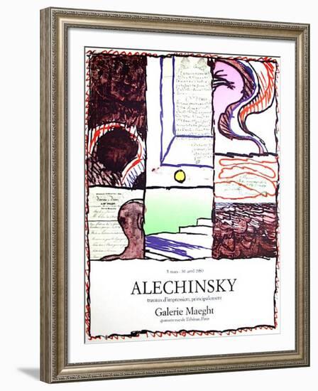 Galerie Maeght, 1980-Pierre Alechinsky-Framed Collectable Print