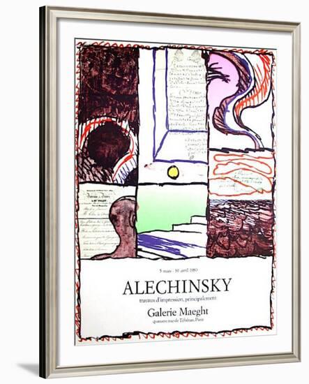 Galerie Maeght, 1980-Pierre Alechinsky-Framed Collectable Print