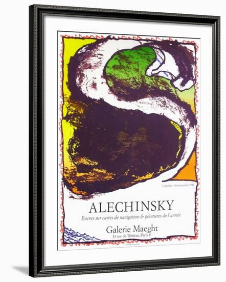 Galerie Maeght, 1981-Pierre Alechinsky-Framed Collectable Print