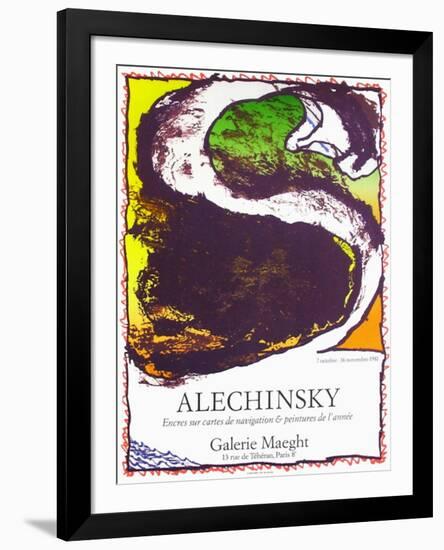 Galerie Maeght, 1981-Pierre Alechinsky-Framed Collectable Print