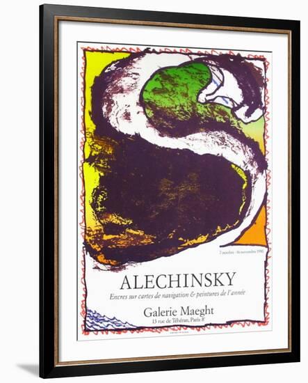 Galerie Maeght, 1981-Pierre Alechinsky-Framed Collectable Print