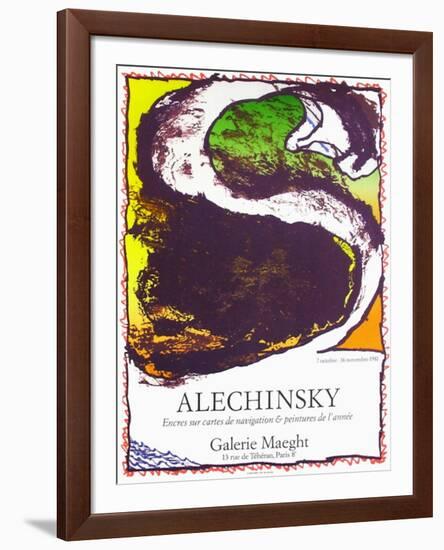 Galerie Maeght, 1981-Pierre Alechinsky-Framed Collectable Print