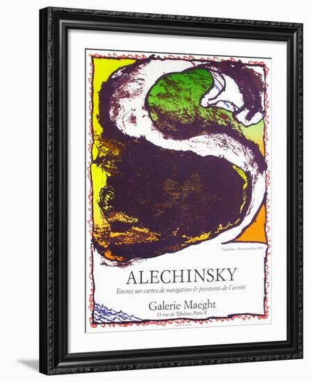 Galerie Maeght, 1981-Pierre Alechinsky-Framed Collectable Print