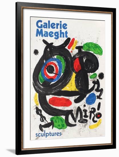 Galerie Maeght, Sculptures-Joan Miro-Framed Collectable Print