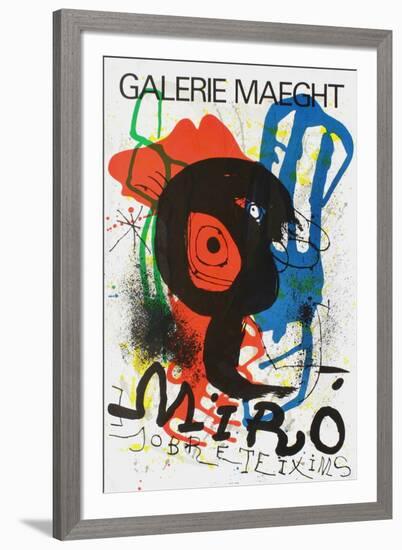 Galerie Maeght-Joan Miro-Framed Premium Edition