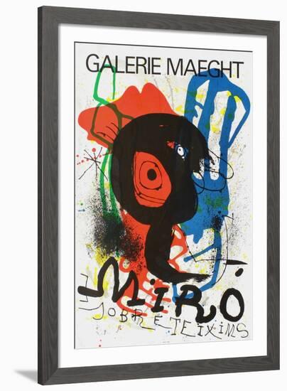 Galerie Maeght-Joan Miro-Framed Premium Edition