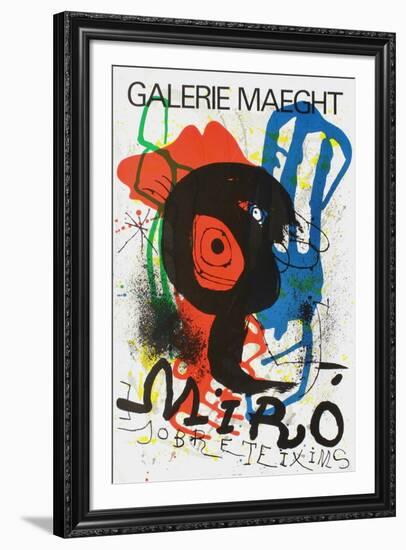 Galerie Maeght-Joan Miro-Framed Premium Edition