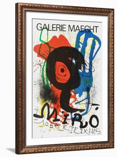 Galerie Maeght-Joan Miro-Framed Premium Edition