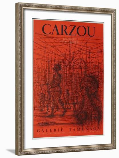 Galerie Tamenaga-Jean Carzou-Framed Collectable Print