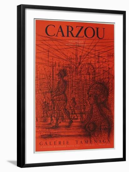 Galerie Tamenaga-Jean Carzou-Framed Collectable Print
