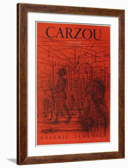 Galerie Tamenaga-Jean Carzou-Framed Collectable Print