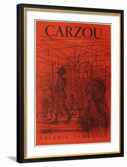 Galerie Tamenaga-Jean Carzou-Framed Collectable Print