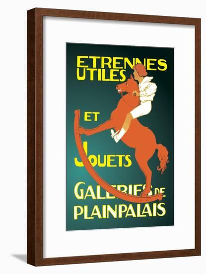 Galeries de Plainpalais: New Year's Gifts and Toys-null-Framed Art Print