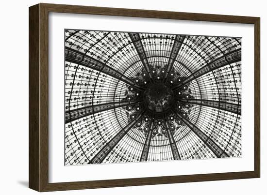 Galeries Lafayette III BW-Erin Berzel-Framed Photographic Print