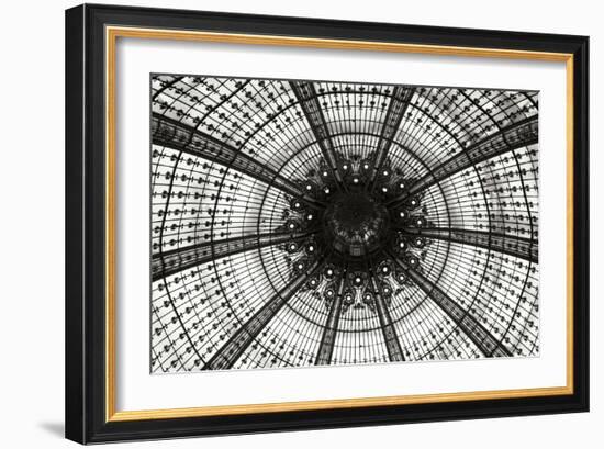 Galeries Lafayette III BW-Erin Berzel-Framed Photographic Print