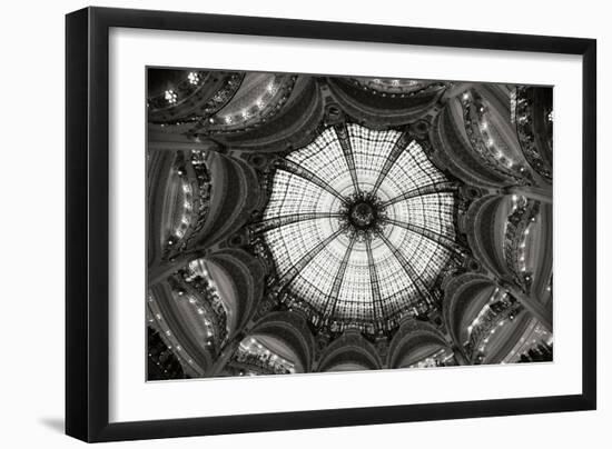 Galeries Lafayette IV BW-Erin Berzel-Framed Photographic Print