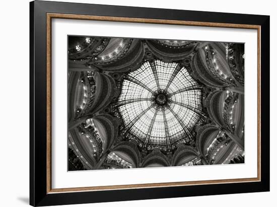 Galeries Lafayette IV BW-Erin Berzel-Framed Photographic Print