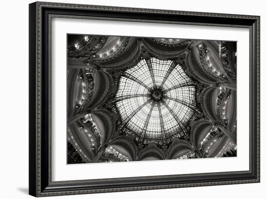 Galeries Lafayette IV BW-Erin Berzel-Framed Photographic Print