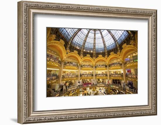 Galeries Lafayette, Paris, France, Europe-Neil Farrin-Framed Photographic Print